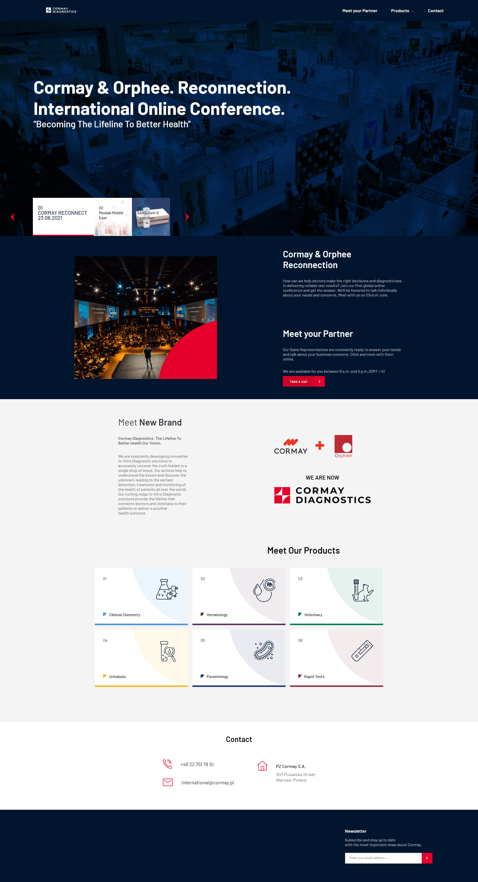 Cormay Diagnostics — corporate homepage