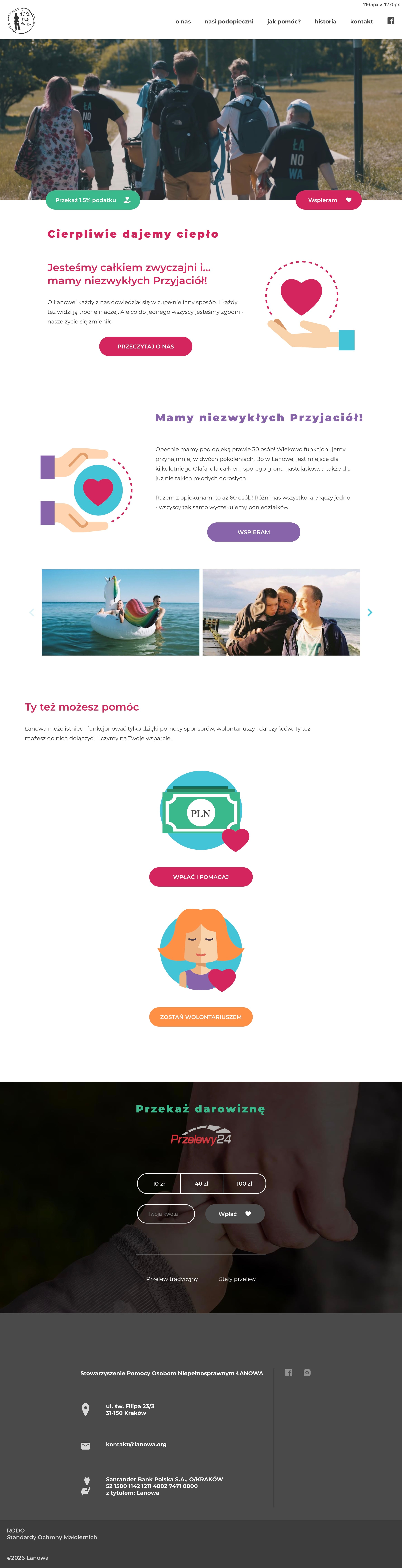 Lanowa — strona główna